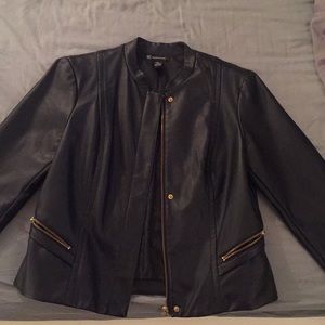 A never worn leather jacket